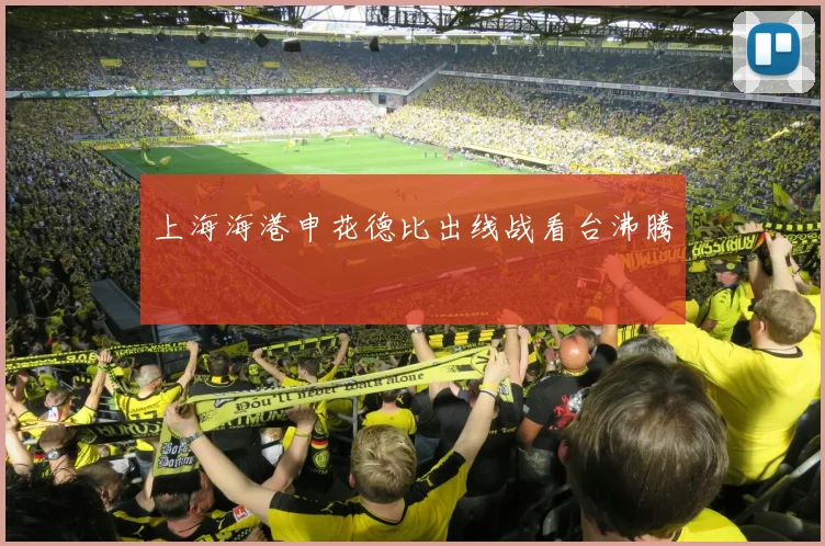 上海海港申花德比出线战看台沸腾